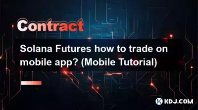 Solana Futures how to trade on mobile app? (Mobile Tutorial)
