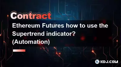 Ethereum Futures how to use the Supertrend indicator? (Automation)