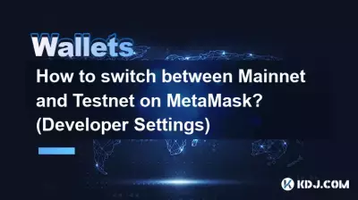 MetaMask でメインネットとテストネットを切り替えるにはどうすればよいですか? (開発者設定)