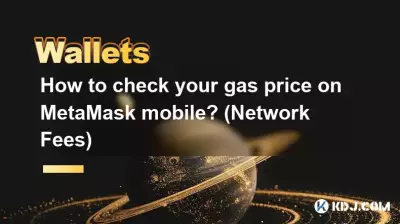 How to check your gas price on MetaMask mobile? (Network Fees)
