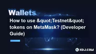 如何在 MetaMask 上使用“Testnet”代币？ （开发者指南）