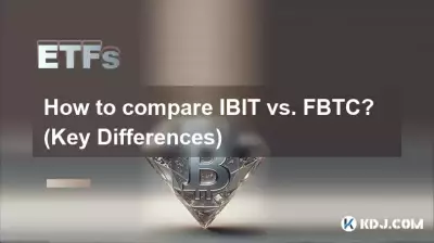 IBIT와 FBTC를 비교하는 방법은 무엇입니까? (주요 차이점)