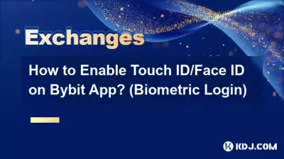 如何在Bybit App上啟用Touch ID/Face ID? (生物辨識登入) 如何在Bybit App上啟用Touch ID/Face ID? (生物辨識登入)
