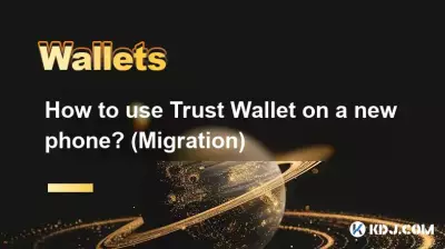 如何在新手機上使用 Trust Wallet? (遷移) 如何在新手機上使用 Trust Wallet? (遷移)