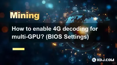 Wie aktiviere ich die 4G-Dekodierung für Multi-GPU? (BIOS-Einstellungen)