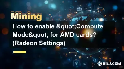 Wie aktiviere ich den „Compute Mode“ für AMD-Karten? (Radeon-Einstellungen)