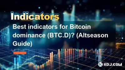 Best indicators for Bitcoin dominance (BTC.D)? (Altseason Guide)