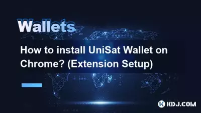 Chrome에 UniSat Wallet을 설치하는 방법은 무엇입니까? (확장자 설정)