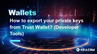 如何從 Trust Wallet 匯出私鑰? (開發者工具) 如何從 Trust Wallet 匯出私鑰? (開發者工具)