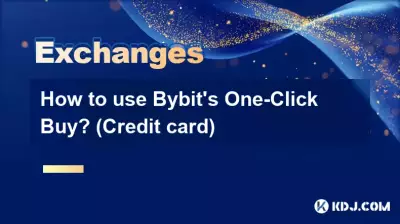 Bybit 원클릭 구매는 어떻게 이용하나요? (신용카드)
