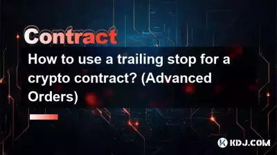 Wie verwende ich einen Trailing Stop für einen Krypto-Vertrag? (Vorabbestellungen)