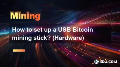 USB Bitcoin マイニング スティックをセットアップするにはどうすればよいですか? (ハードウェア)