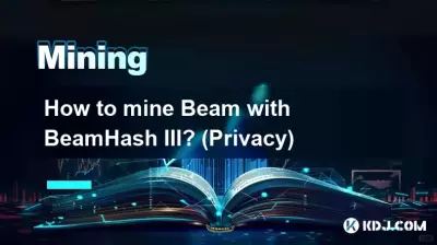 Wie kann ich Beam mit BeamHash III abbauen? (Datenschutz)
