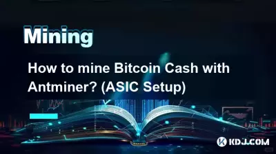 Antminer で Bitcoin 現金をマイニングするにはどうすればよいですか? (ASICセットアップ)