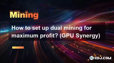 最大の利益を得るためにデュアルマイニングを設定するにはどうすればよいですか? (GPU シナジー)