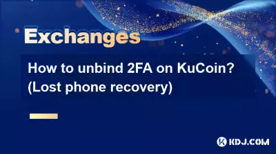 Comment dissocier 2FA sur KuCoin ? (Récupération de téléphone perdu) Comment dissocier 2FA sur KuCoin ? (Récupération de téléphone perdu)
