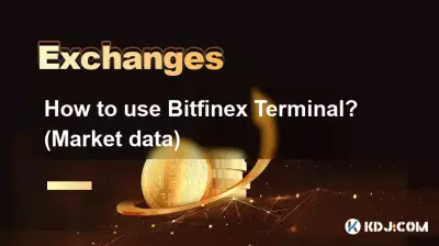 Bitfinex 터미널을 어떻게 사용하나요? (시장 데이터)
