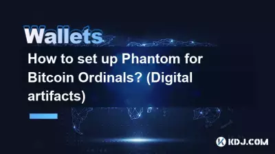 如何為 Bitcoin 序數設定 Phantom？ （數位文物）