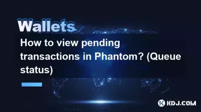 如何在 Phantom 中查看待處理交易？ （隊列狀態）