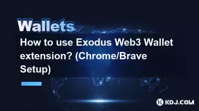 Wie verwende ich die Exodus Web3 Wallet-Erweiterung? (Chrome/Brave-Setup)