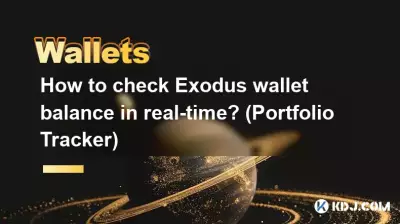 如何即時查看Exodus錢包餘額? (投資組合追蹤器) 如何即時查看Exodus錢包餘額? (投資組合追蹤器)