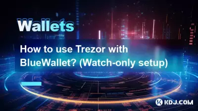 BlueWallet で Trezor を使用するにはどうすればよいですか? (時計のみの設定)