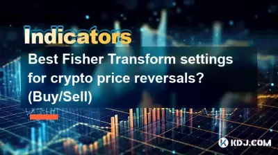 암호화폐 가격 반전을 위한 최고의 Fisher Transform 설정은 무엇입니까? (매수/매도)