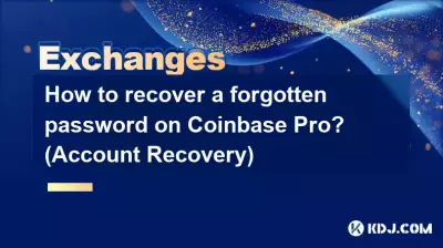 如何在 Coinbase Pro 上恢复忘记的密码？ （帐户恢复）