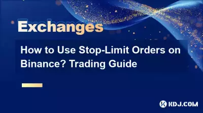 How to Use Stop-Limit Orders on Binance? Trading Guide