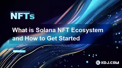 Solana NFT 생태계란 무엇이며 시작하는 방법 Solana NFT 생태계란 무엇이며 시작하는 방법