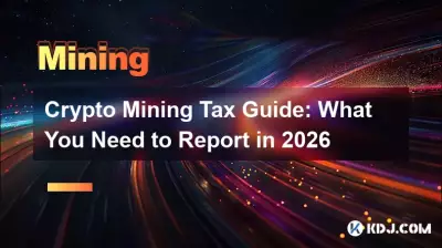 Krypto-Mining-Steuerleitfaden: Was Sie im Jahr 2026 melden müssen Krypto-Mining-Steuerleitfaden: Was Sie im Jahr 2026 melden müssen