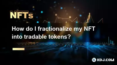 Wie kann ich mein NFT in handelbare Token aufteilen?