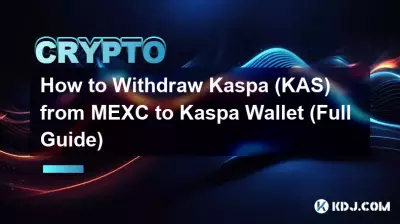 MEXC에서 Kaspa Wallet으로 Kaspa(KAS)를 인출하는 방법(전체 가이드)