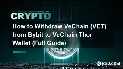 Wie man VeChain (VET) von Bybit auf VeChain Thor Wallet abhebt (vollständige Anleitung)