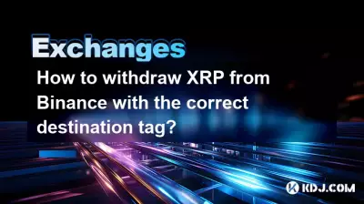 Wie kann ich XRP mit dem richtigen Zieltag von Binance abheben?