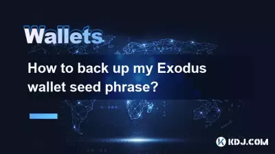 How to back up my Exodus wallet seed phrase? How to back up my Exodus wallet seed phrase?