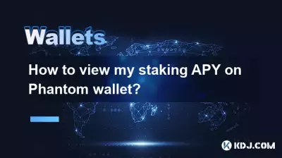 Wie kann ich meinen APY für Einsätze auf der Phantom-Wallet einsehen?