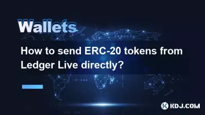 Comment envoyer des jetons ERC-20 directement depuis Ledger Live ?