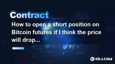 如果我认为价格会下跌，如何开立 Bitcoin 期货空头头寸？