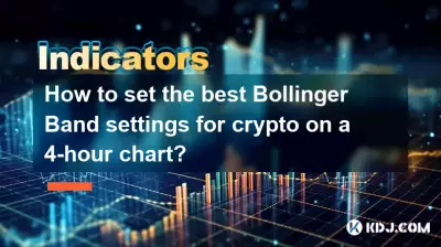How to set the best Bollinger Band settings for crypto on a 4-hour chart?