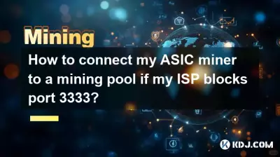 How to connect my ASIC miner to a mining pool if my ISP blocks port 3333? How to connect my ASIC miner to a mining pool if my ISP blocks port 3333?