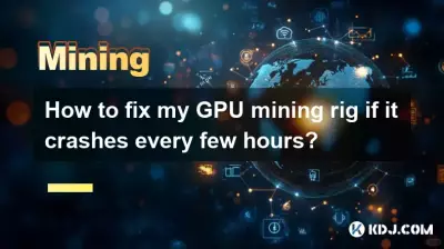 Wie kann ich mein GPU-Mining-Rig reparieren, wenn es alle paar Stunden abstürzt?