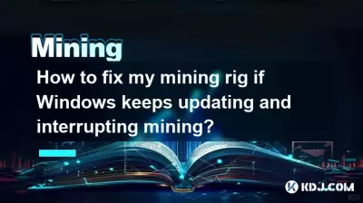Wie kann ich mein Mining-Rig reparieren, wenn Windows ständig aktualisiert wird und das Mining unterbricht? Wie kann ich mein Mining-Rig reparieren, wenn Windows ständig aktualisiert wird und das Mining unterbricht?