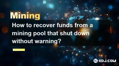 How to recover funds from a mining pool that shut down without warning? How to recover funds from a mining pool that shut down without warning?