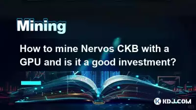 How to mine Nervos CKB with a GPU and is it a good investment? How to mine Nervos CKB with a GPU and is it a good investment?