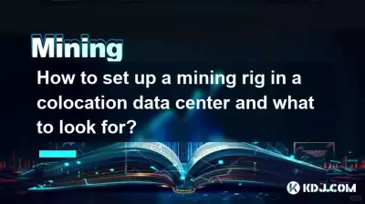 Wie richtet man ein Mining-Rig in einem Colocation-Rechenzentrum ein und worauf ist zu achten? Wie richtet man ein Mining-Rig in einem Colocation-Rechenzentrum ein und worauf ist zu achten?