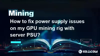 How to fix power supply issues on my GPU mining rig with server PSU? How to fix power supply issues on my GPU mining rig with server PSU?