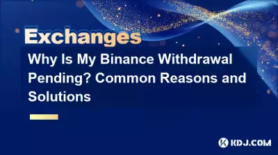Why Is My Binance Withdrawal Pending? Common Reasons and Solutions Why Is My Binance Withdrawal Pending? Common Reasons and Solutions
