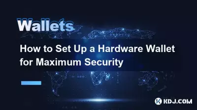 Comment configurer un portefeuille matériel pour une sécurité maximale Comment configurer un portefeuille matériel pour une sécurité maximale