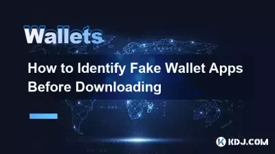 Comment identifier les fausses applications de portefeuille avant de les télécharger Comment identifier les fausses applications de portefeuille avant de les télécharger